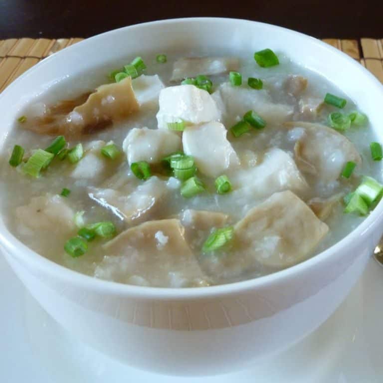 low calorie breakfast fish congee